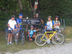 L'�quipe sur le Col de l'Epinouse