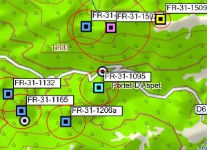 Exemple GPX dans MapSource